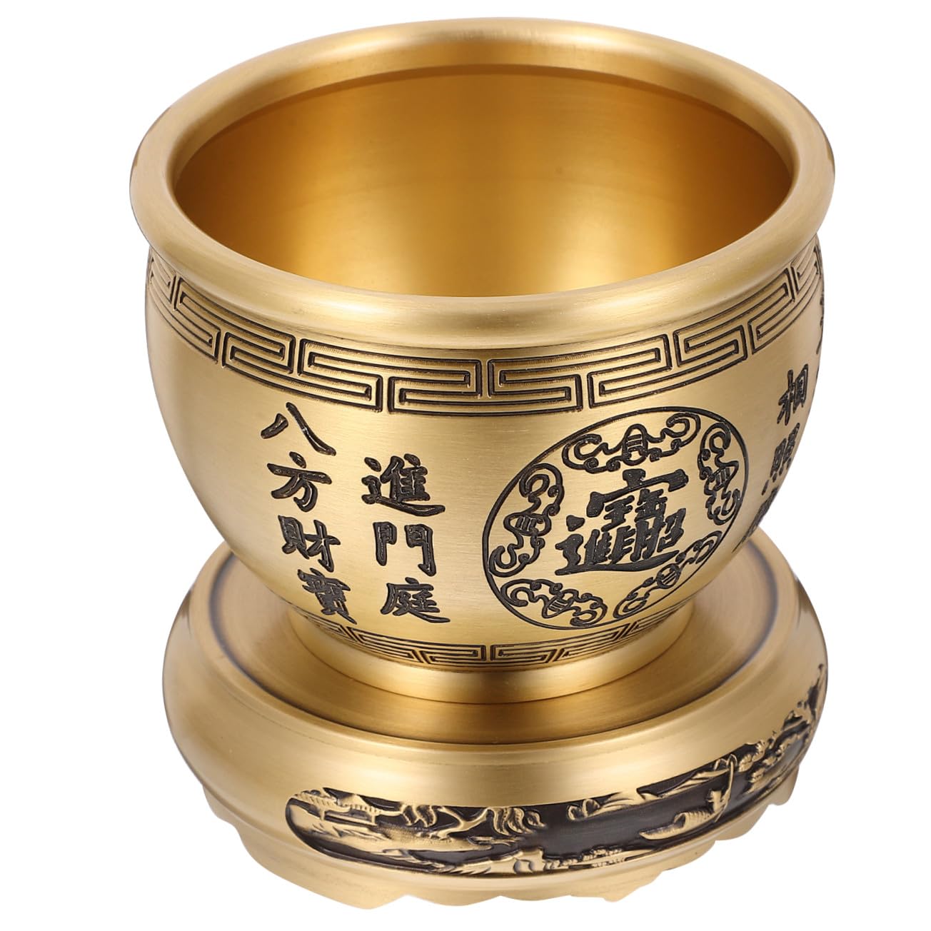 Bol feng shui en laiton pour harmoniser la décoration de votre bureau et salon
