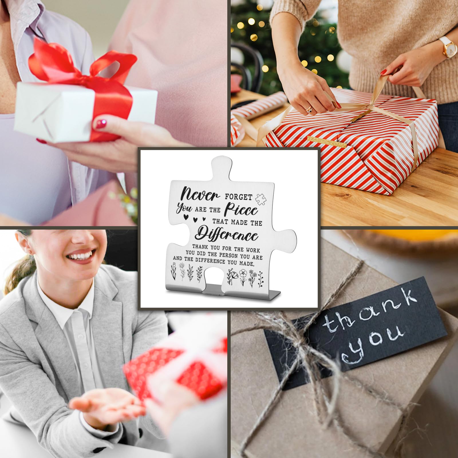 12x Dankeschön Geschenk-Set Mit Inspirierenden Stiften & Karten – Für Kollegen, Lehrer, Krankenschwestern