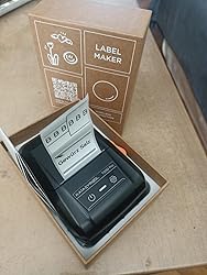SUPVAN KATASYMBOL T50M Pro/T50M Plus etiketband, zelfklevende thermische etiket voor thuis, school, kantoor en detailhandel, 50 mm, 140 Stuks/Rol ( Zwart op Bruin SUPVAN KATASYMBOL T50M Pro/T50M Plus etiketband, zelfklevende thermische etiket voor thuis, school, kantoor en detailhandel, 50 mm, 140 Stuks/Rol ( Zwart op Bruin