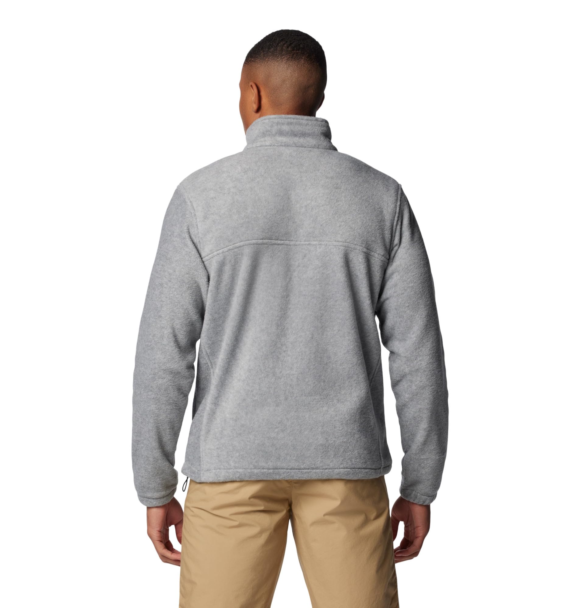 Columbia Męska kurtka polarowa Big Steens Mountain z zamkiem błyskawicznym Full Zip 2.0, jasnoszara wrzosowa, rozmiar 5X wysoki