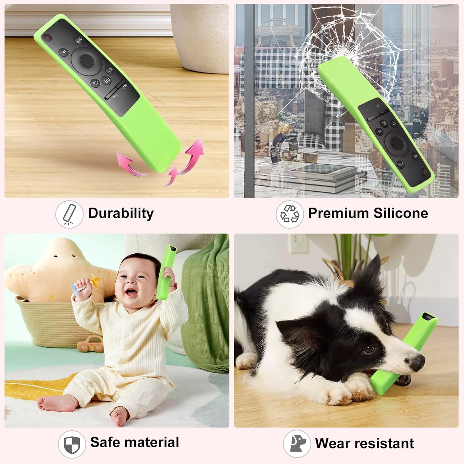 Reemplazo de control remoto universal para televisores Samsung, compatible con todos los televisores Samsung Smart Frame curvos QLED.
- imagen 3