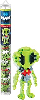 PLUS PLUS - Alien - 70 Piece Tube, Construction Building Stem/Steam Toy, Mini Puzzle Blocks for Kids