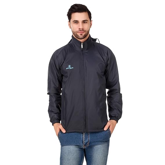 navy windcheater