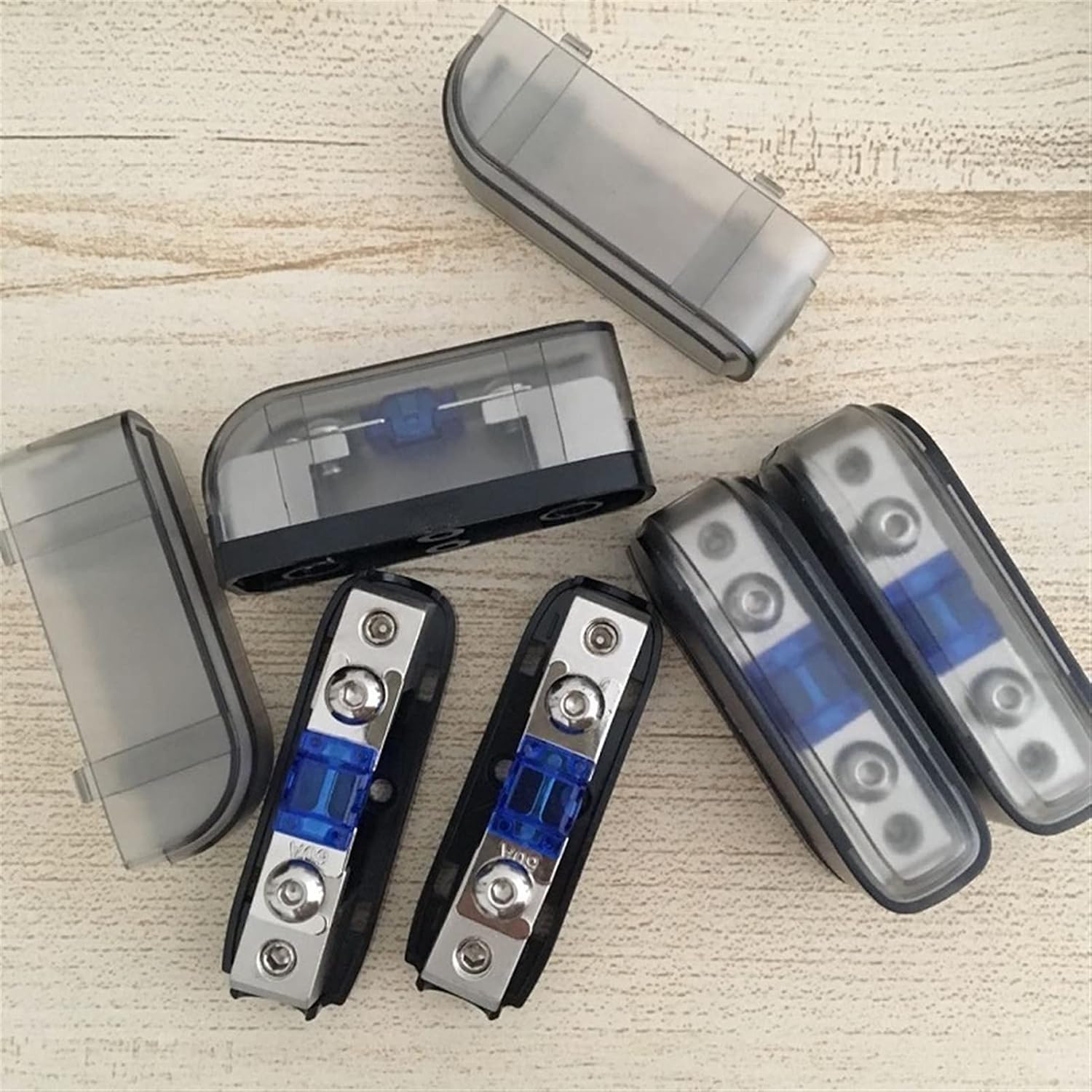 fuses 5PCS/LOT Car Audio Nickel Plated AFS Mini ANL Fuse Block with Fuse 20A 30A 40A 50A 60A 80A 100A 125A fuses(with 5pcs 100A Fuse)