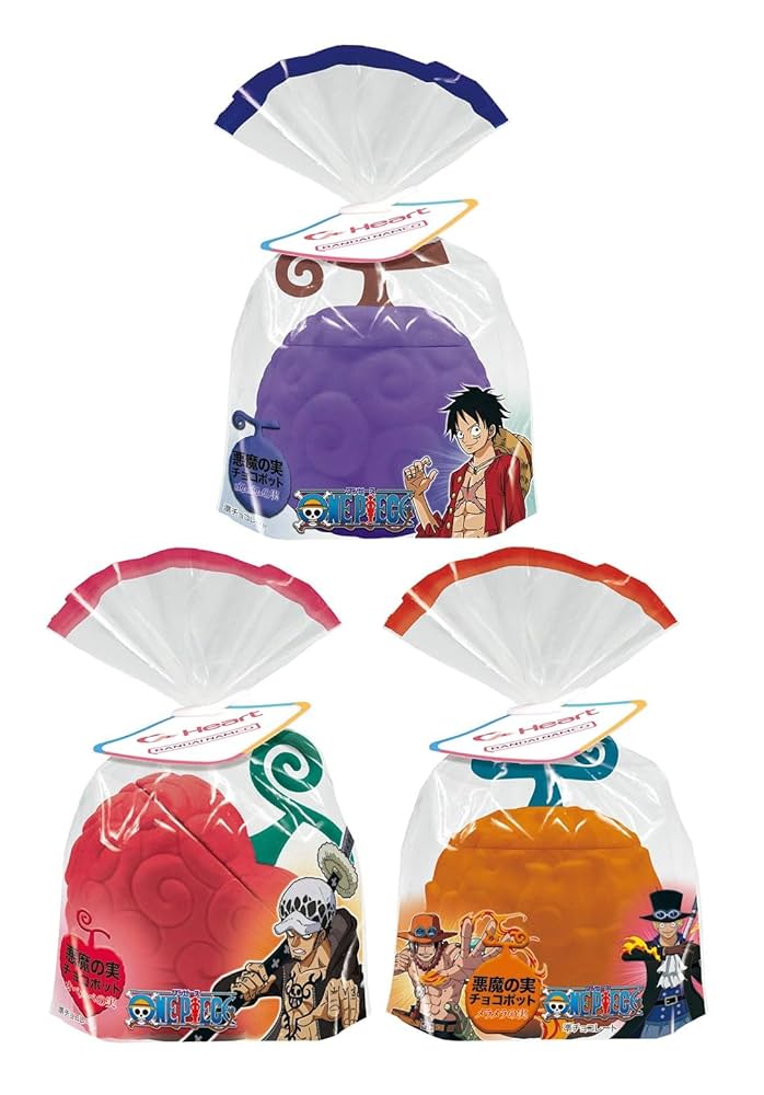 Amazon.co.jp: ハート ワンピース悪魔の実チョコポット (色の