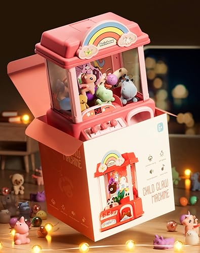 Miniatura 3 de Kakamelon Máquina de garras para niños y adultos con mini premios | Juguetes para niñas de 8 a 13 años | Máquina de dulces regalos de cumpleaños