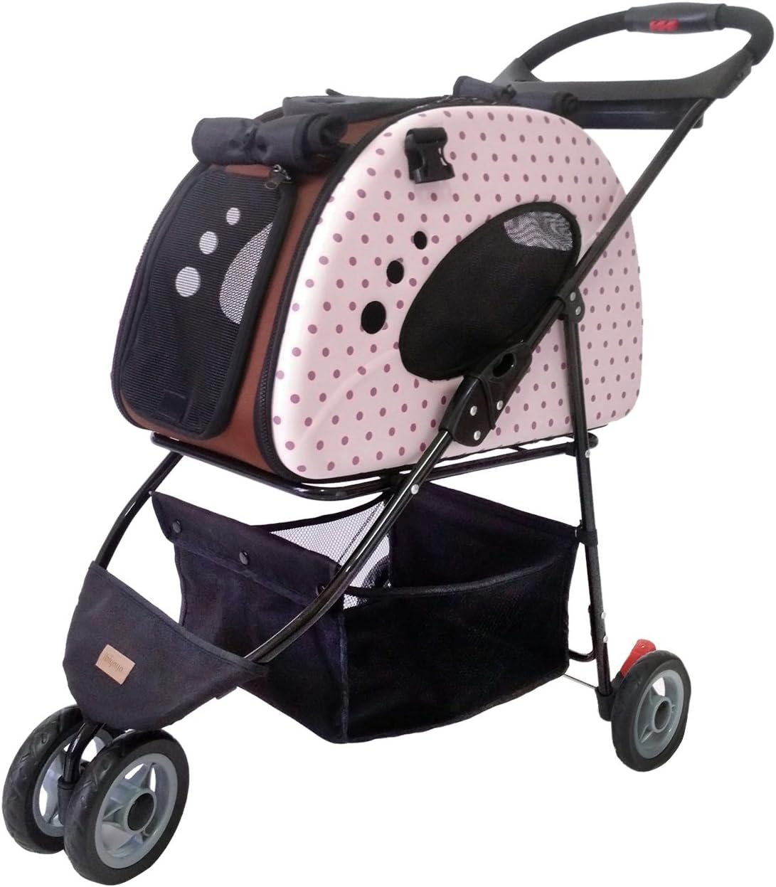 Petzip FS1211-P Mochi Carrier/Stroller, Pink, Small