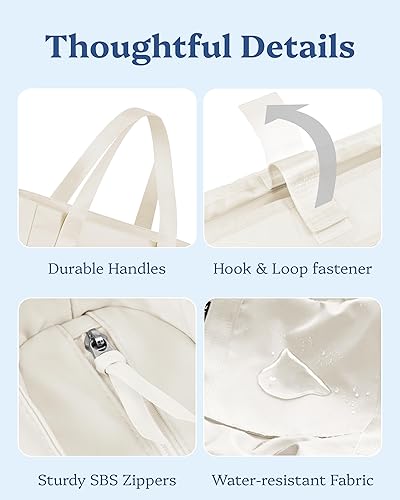 Miniatura 6 de Prite Bolsa de mano para mujer, bolsa de fin de semana con compartimento para laptop para trabajo, enfermera, viajes, gimnasio