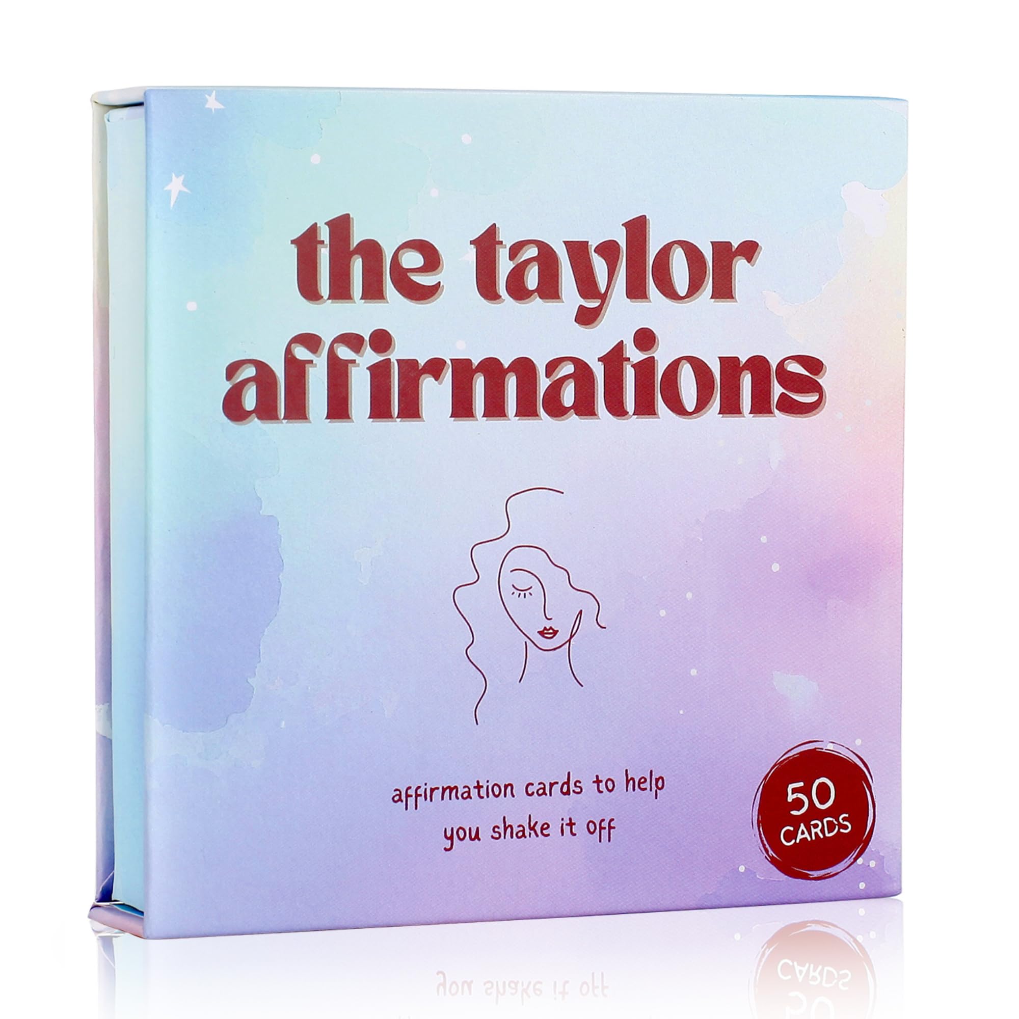 Taylor Gifts for Girls Birthday Gift | Affirmations - 50 PCS Taylor Cards | Taylor Themed Gifts, Taylor Gift Merch for Game Nights, Birthday Party Favors for Girls Women