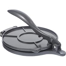10.43 Inch Folding Aluminum Dough Presser Tortilla Maker Corn and Flour Pie Press Machine for Kitchen Use Evenly Shapes Tortillas Empanadas Dumplings