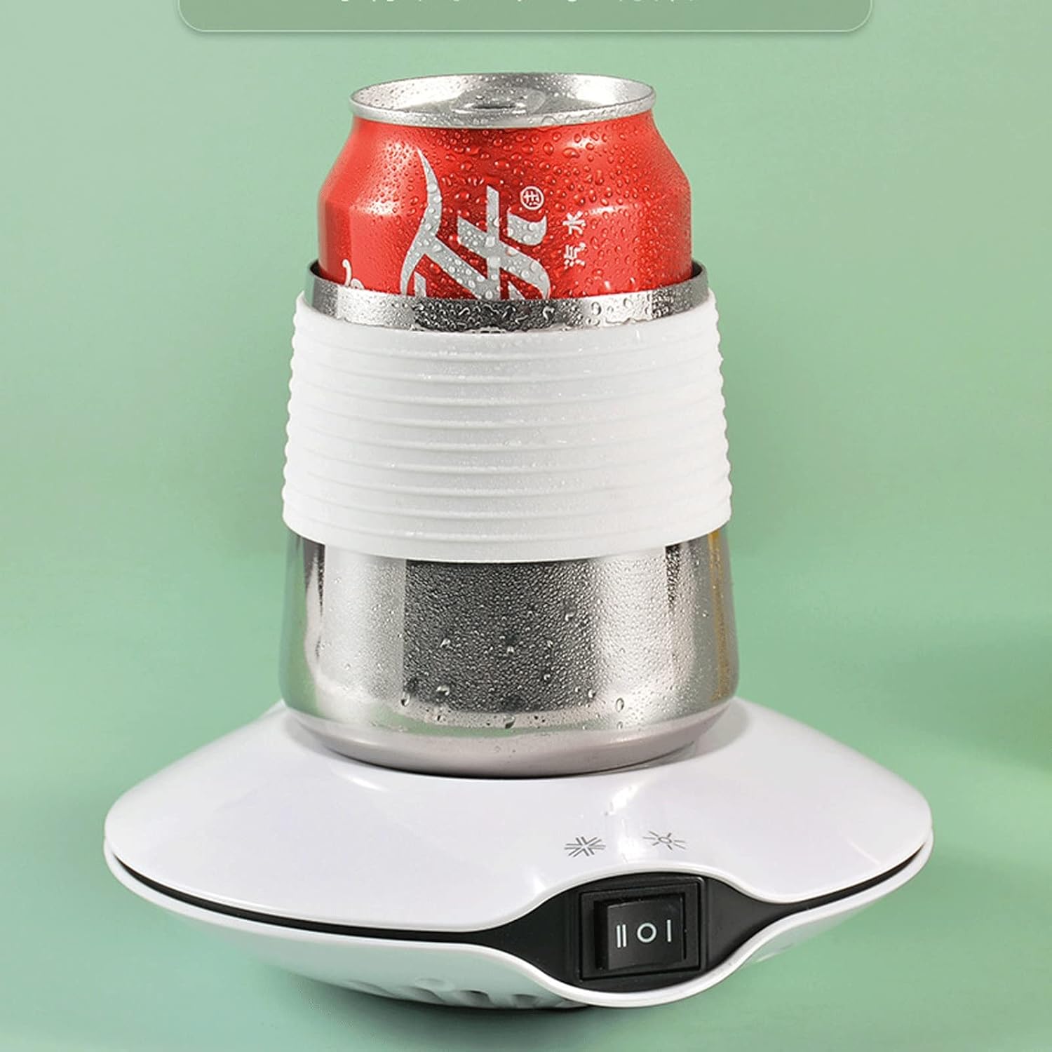 Cup Warmer Heating Plate Fast Cooling Coaster 55 Degree Cup Warmer Cooling and Heating Coaster for Coffee Milk Tea Water