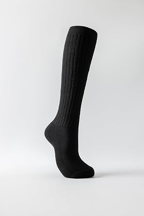 Slouch Socks Women Thigh High Boot Socks 3 Pair Pack | Soft, Scrunch