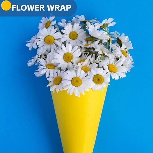 Vista 111 de Papel de regalo amarillo para manualidades, rollo de papel kraft de 15 x 450 pulgadas, papel de tablón de anuncios, artes y manualidades, embalaje