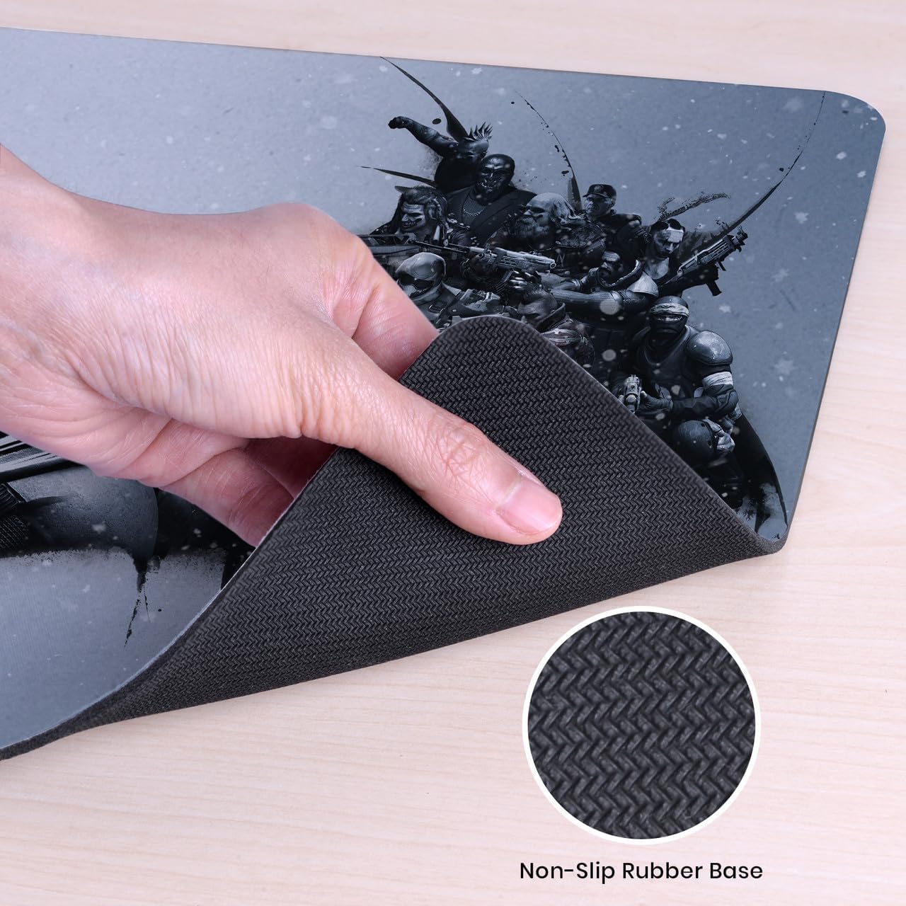 Head Case Designs Officially Licensed Batman Arkham Origins Logo Key Art 23.62 x 11.81 x 0.12 inches (600 x 300 mm) - L Gaming Office Desk PC Keyboard Mouse Mat Pad