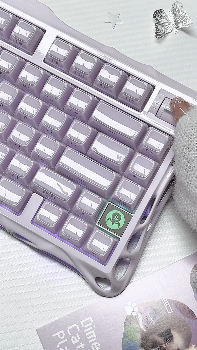 Amazon.com: GravaStar Mercury K1 Purple 75% Wireless Mechanical