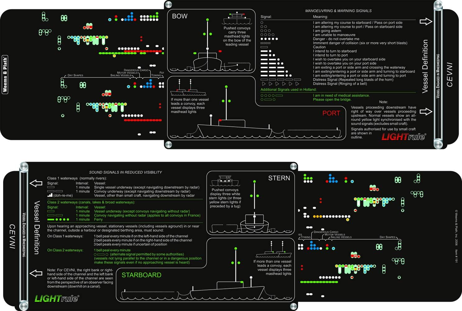 WEEMS & PLATH LIGHTrule CEVNI