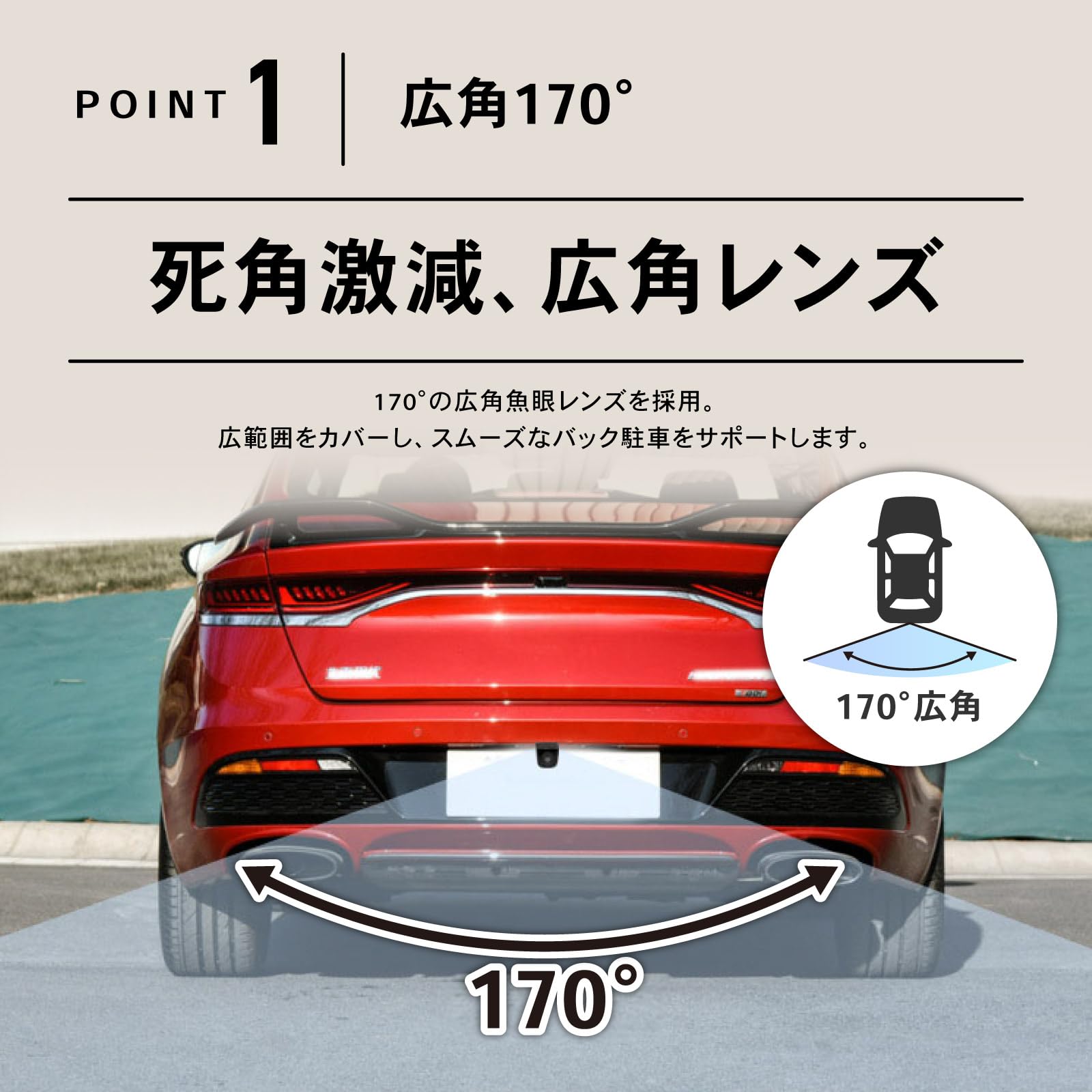 Amazon.co.jp: CRAFT WORKS(クラフトワークス) 100万画素 バックカメラ