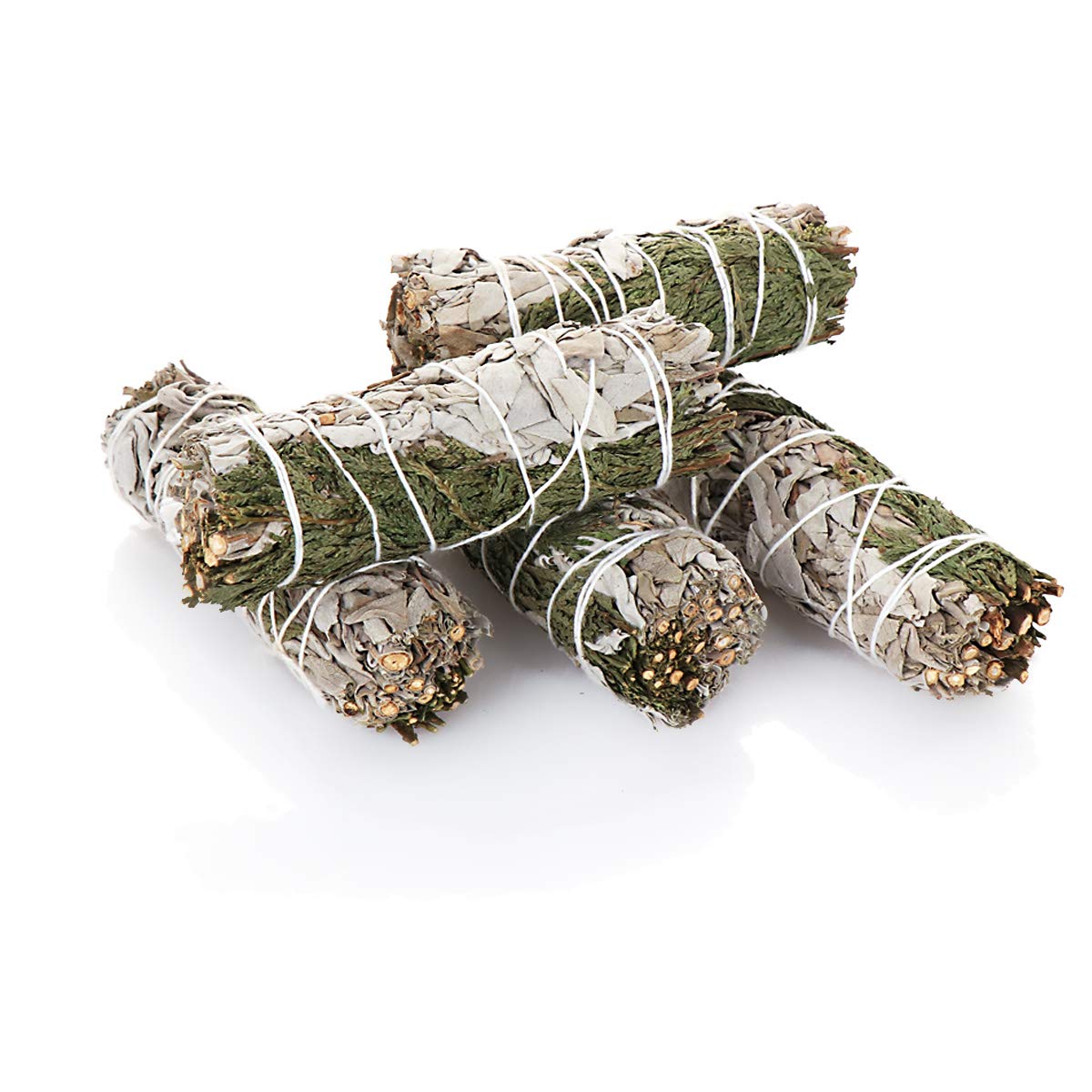 NKlaus 5x salvia bianca + punte di cedro 10cm 4" bastoncini d'incenso Smudge Bundle 30g 6727