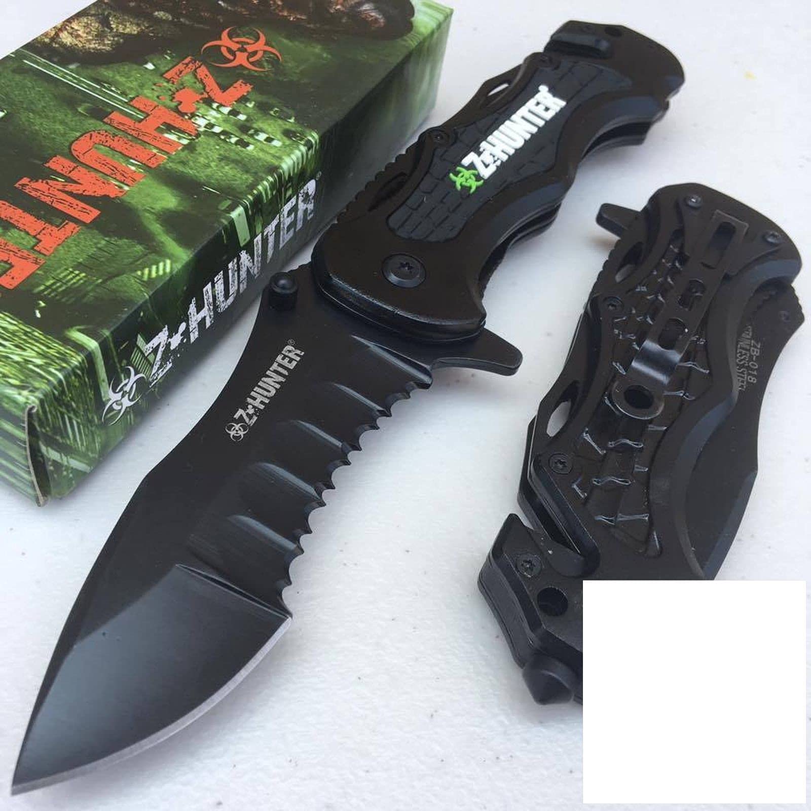 Amazon.com: Z-Hunter ZOMBIE Killer Serrated Carbon Steel Razor