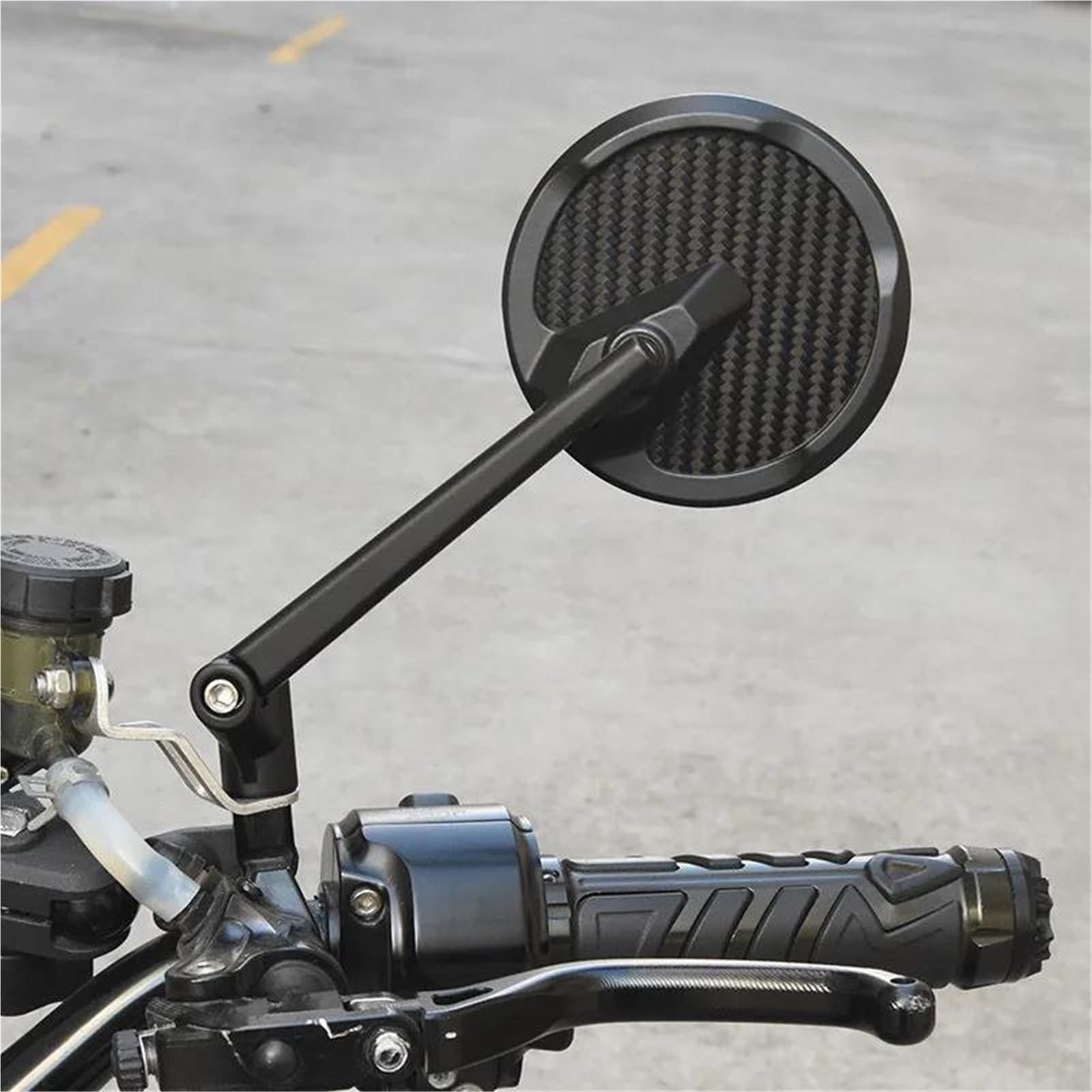 Moto Specchietto Specchietti Laterali Moto Per Triumph Street Per Triple 675 765 Per Tiger 900 1050 In Lega Di Alluminio 8/10mm End Bar Specchietti | Black 1
