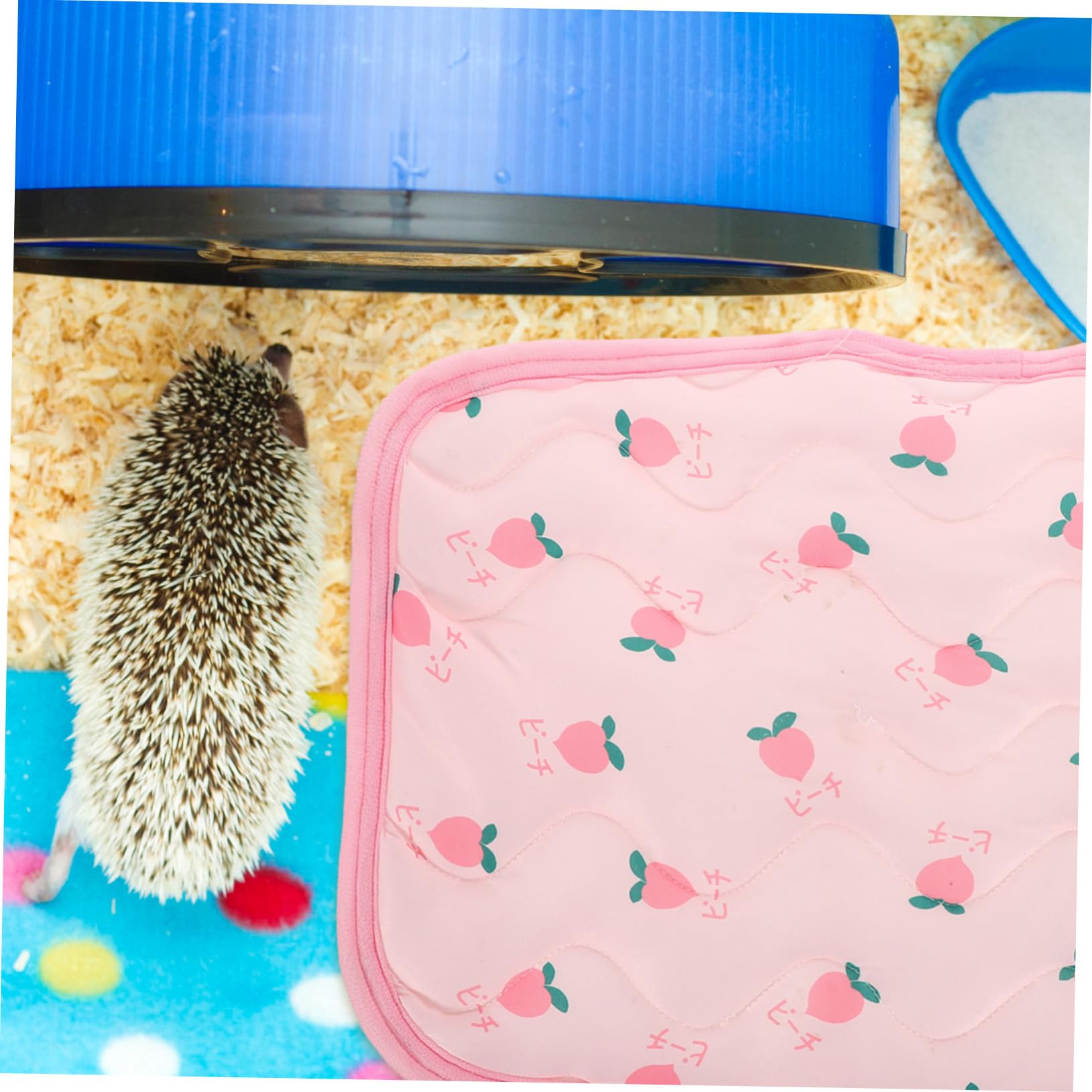 2 pièces Tapis Rafraîchissant pour Petits Animaux XS Coussin Refroidissant Respirant et Lit Dété pour Hamster Lapin Cochon Dinde Protège du Surchauffe et Assure Confort