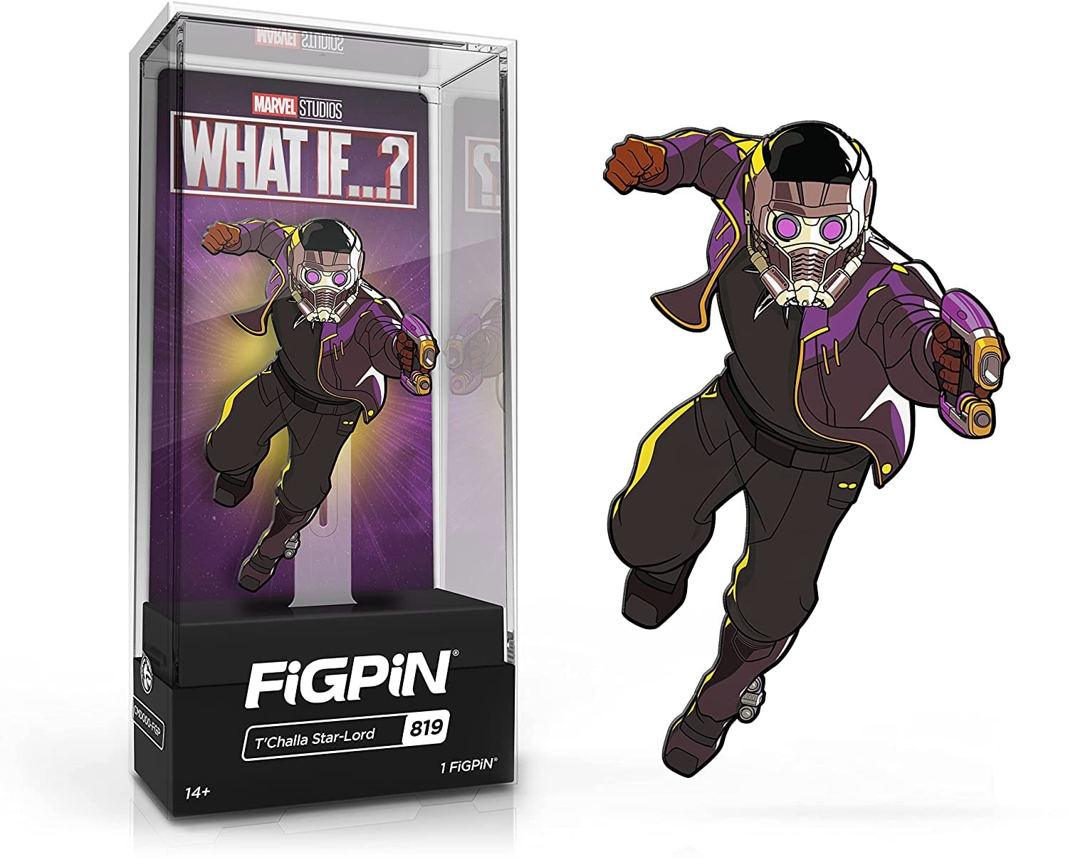 FiGPiN 819 Marvel T'Challa Star-Lord Enamel Pin