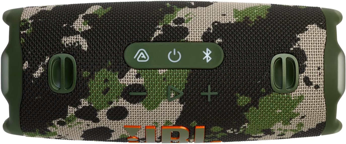 JBL Charge 6 - Portable Waterproof & Drop-Proof Bluetooth Speaker, Bold JBL Pro Sound with AI Sound Boost, 28Hrs of Playtime, Built-in powerbank & Comes with a Sturdy/Removable Carrying Strap (Squad) - Image 6