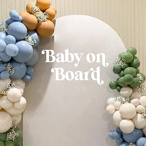 Vista 53 de Calcomanía de pared con texto en inglés «We Over The Moon About You», decoración de baby shower, calcomanías de decoración de pared para guardería