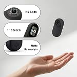 Mini Caméra corps avec pendentif magnétique & Etui étanche, 0.92 oz Taille de la pousse Cam, Bodycam pour la randonnée, Voyage, Vlogging, Portable POV Caméra d'action pour le surf, le snorkeling