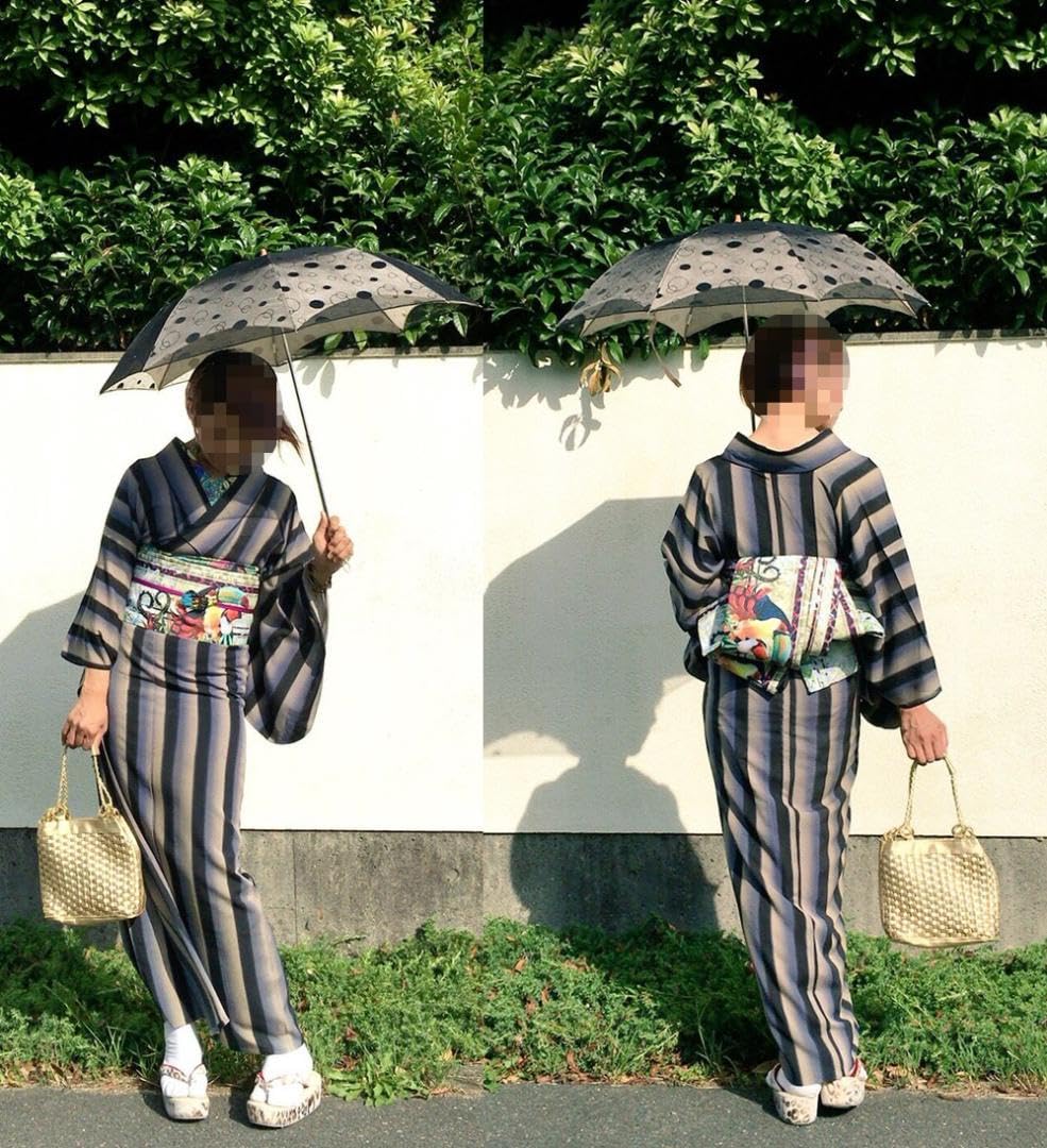 Amazon.co.jp: Tryst オオハシ 半幅帯 浴衣や着物に CHOKOさん 小袋帯 