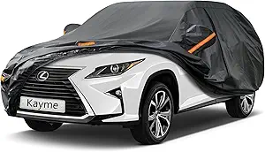 kayme 7-Layer Waterproof Full Car Cover — Custom Fit for Lexus RX350 / RX300 / RX330 / RX350L (2003–2025)
