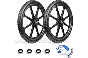 Rubbermaid Cart Wheels: Durable Solution for Yard Trailers, Roofing Equipment and More