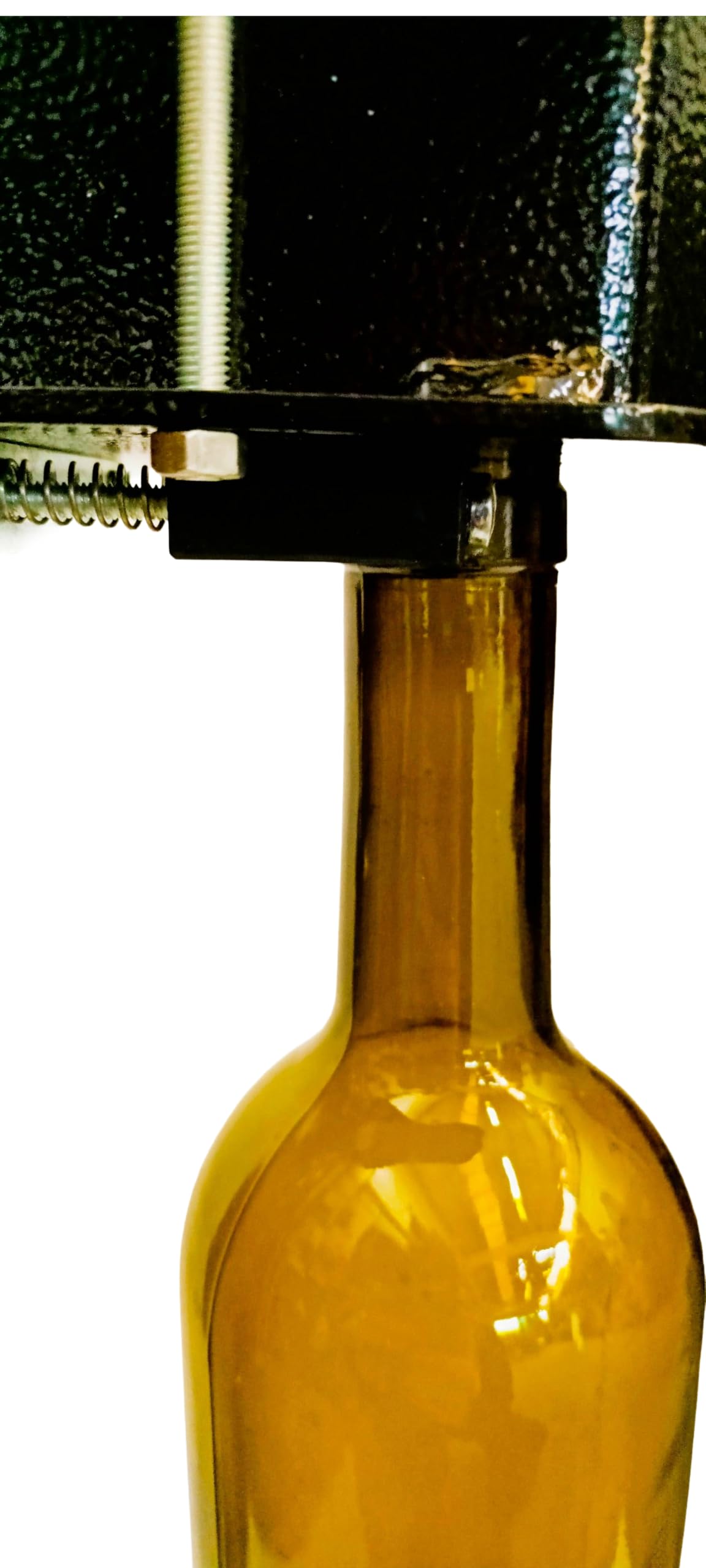 Tappatrice a Colonna Professionale 2-in-1 per Tappi a Fungo e Raso - Tappabottiglie Manuale Regolabile in Ferro per Bottiglie di Vino e Spumante