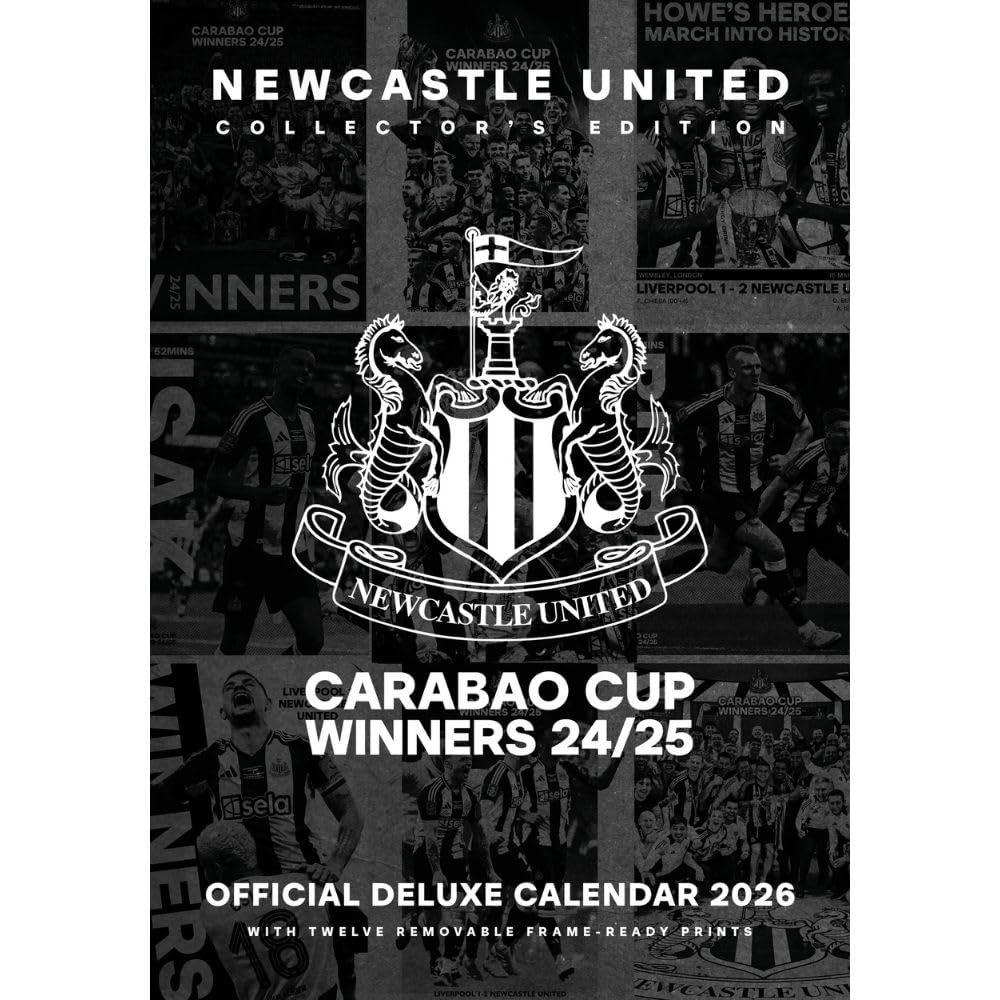 Newcastle United FC Collector's Edition A3 Calendar 2026