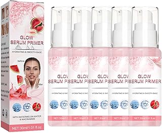 Glow Boosting Serum for Face Anti Aging,Essence Good Stuff Glow Serum Primer,Suitable for Moisturizing All Skin Types (Color : 5pcs)