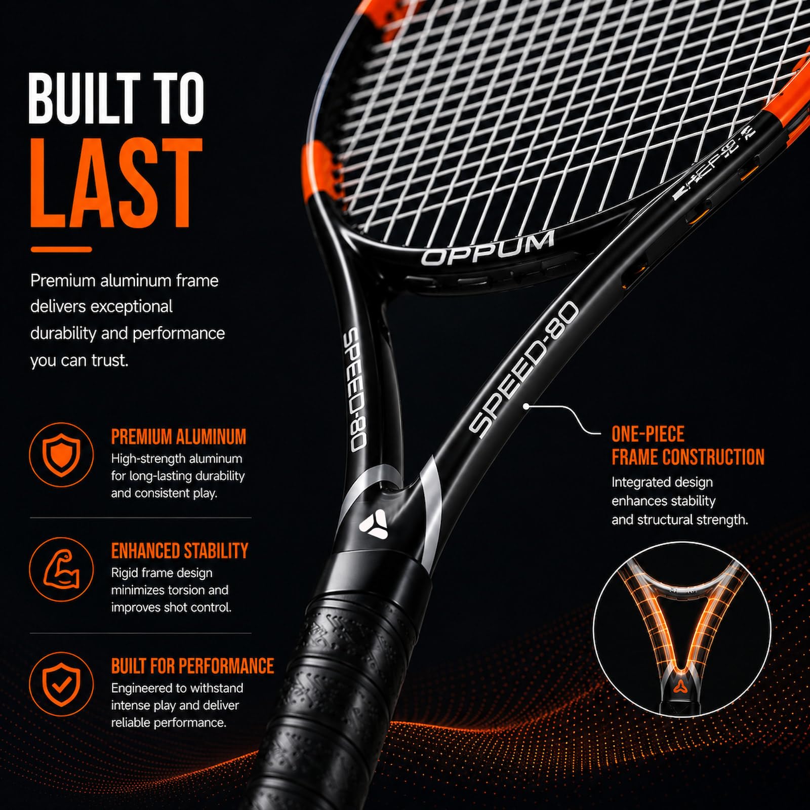 Raquetas de Tenis para 2 Jugadores, 27 Pulgadas, para Estudiantes, Adultos, Mujeres y Hombres, Principiantes, Raquetas de Tenis de Entrenamiento, Agarre de 4 3/8 Pulgadas