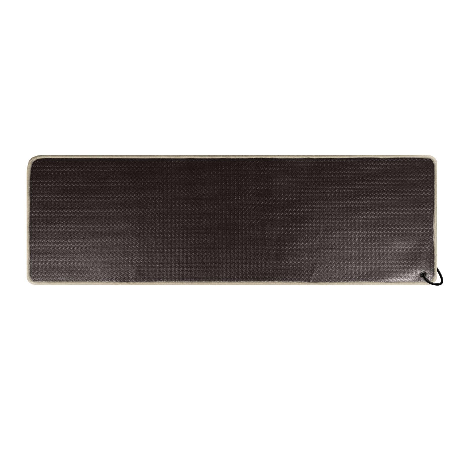 17/5 Heizteppich Heizmatte 35x110cm 100Watt Farbe: Camel - Für Schreibtisch, Home Office, PC Arbeitsplatz