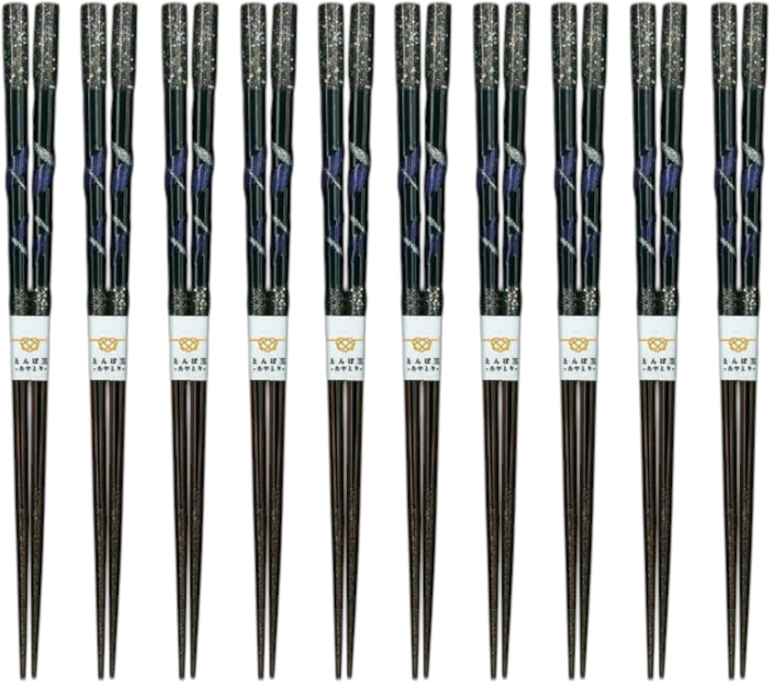 J-kitchens Set of 10 Chopsticks, Bento Box, Picnic, Excursions, Sports Events, Guests, Wooden, Dragonfly Balls, Beidou 9.1 inches (23.0 cm), Dishwasher Safe, Made in Japan