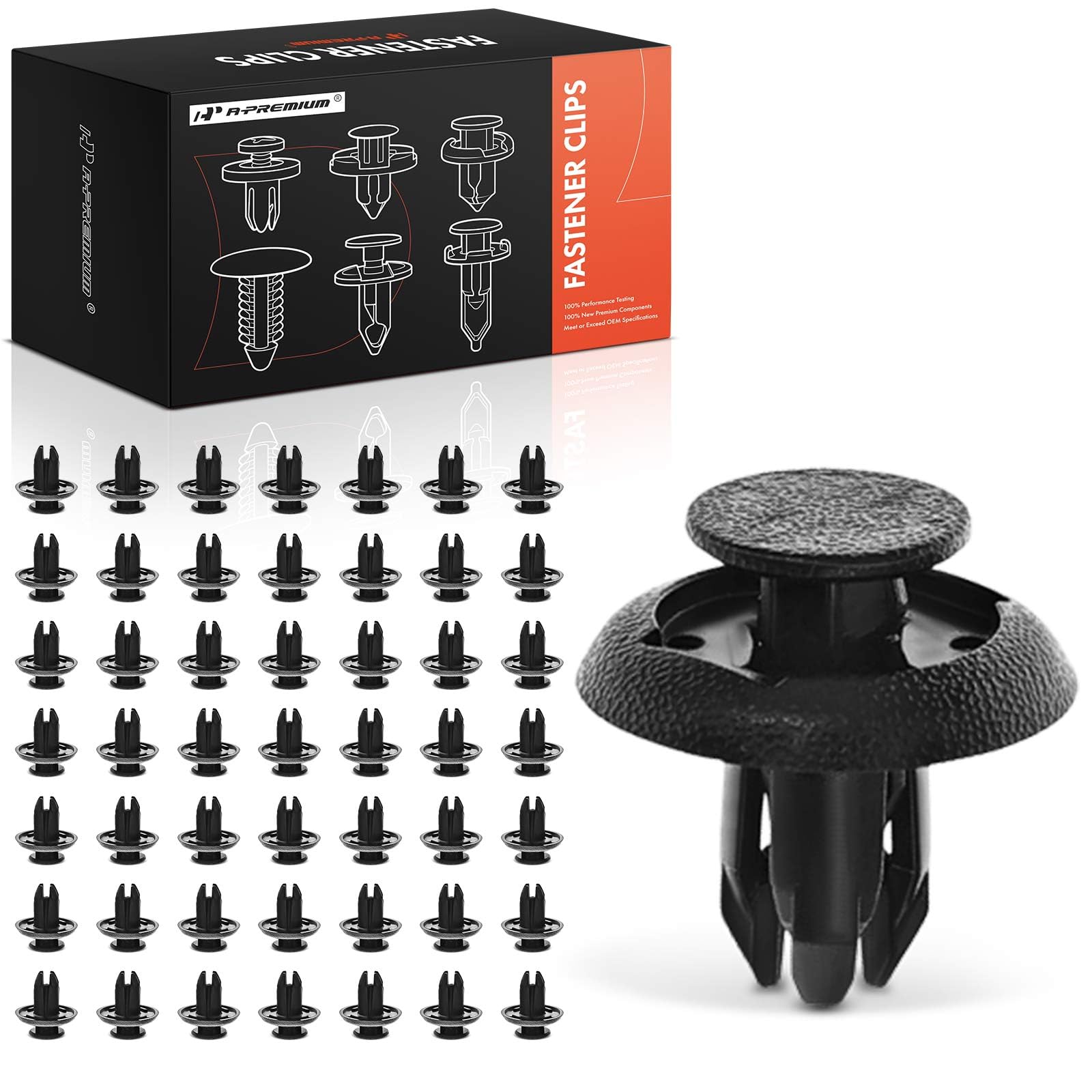 Amazon.com: A-Premium 50PCS Nylon Splash Shield Bumper Clips