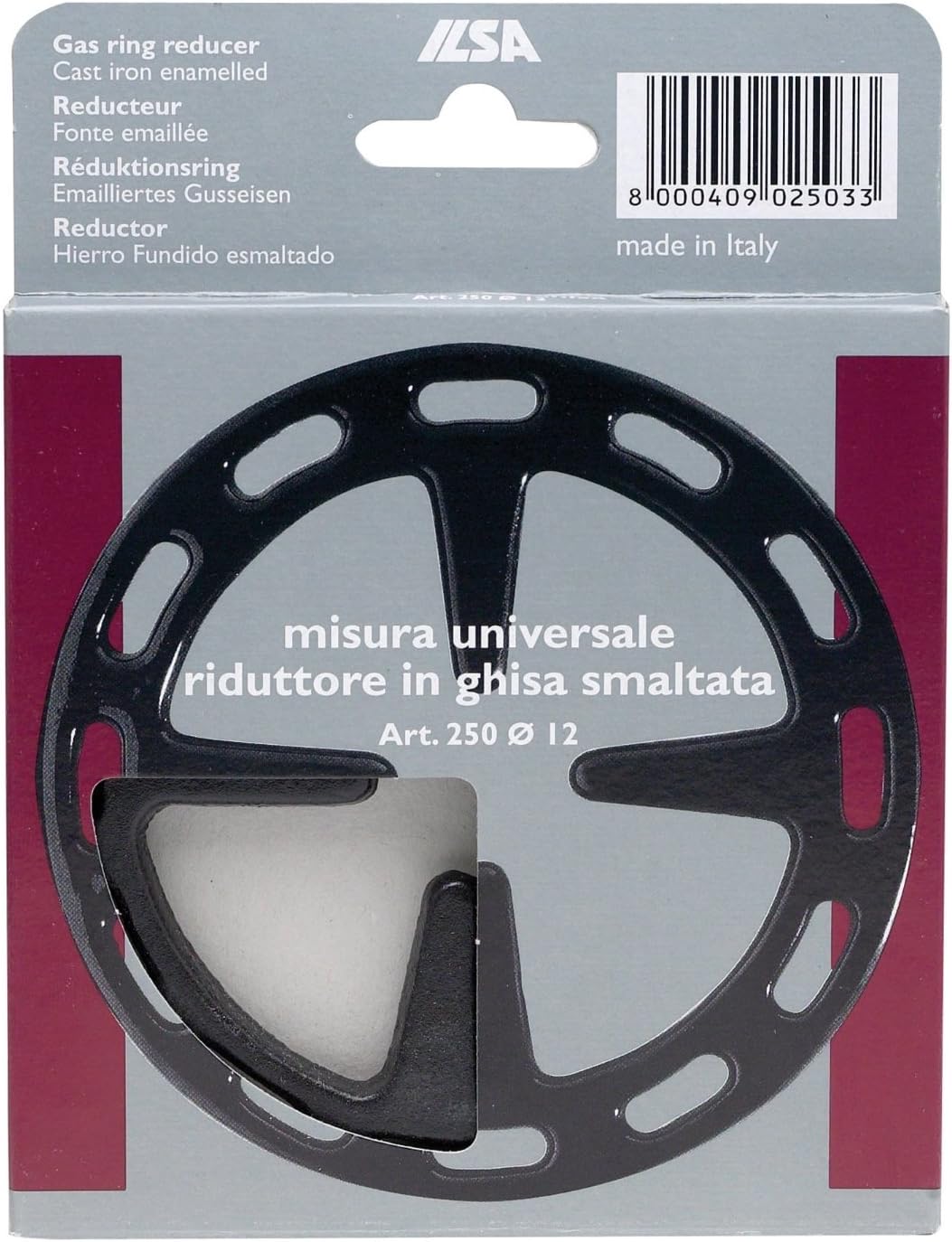 Ilsa Gas Ring Reducer, 5-Inch, Cast Iron (2)