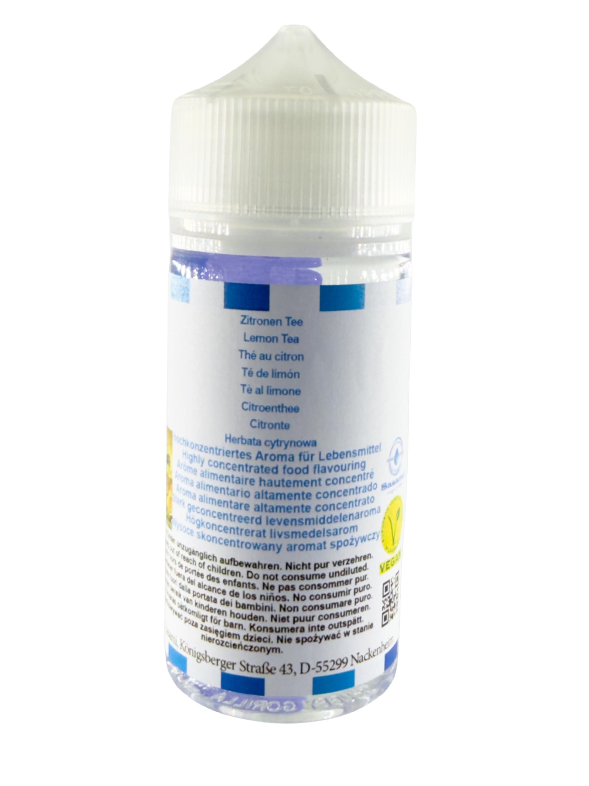Zitronen Tee Aroma Konzentrat - Vegan - Sasami - 100ml