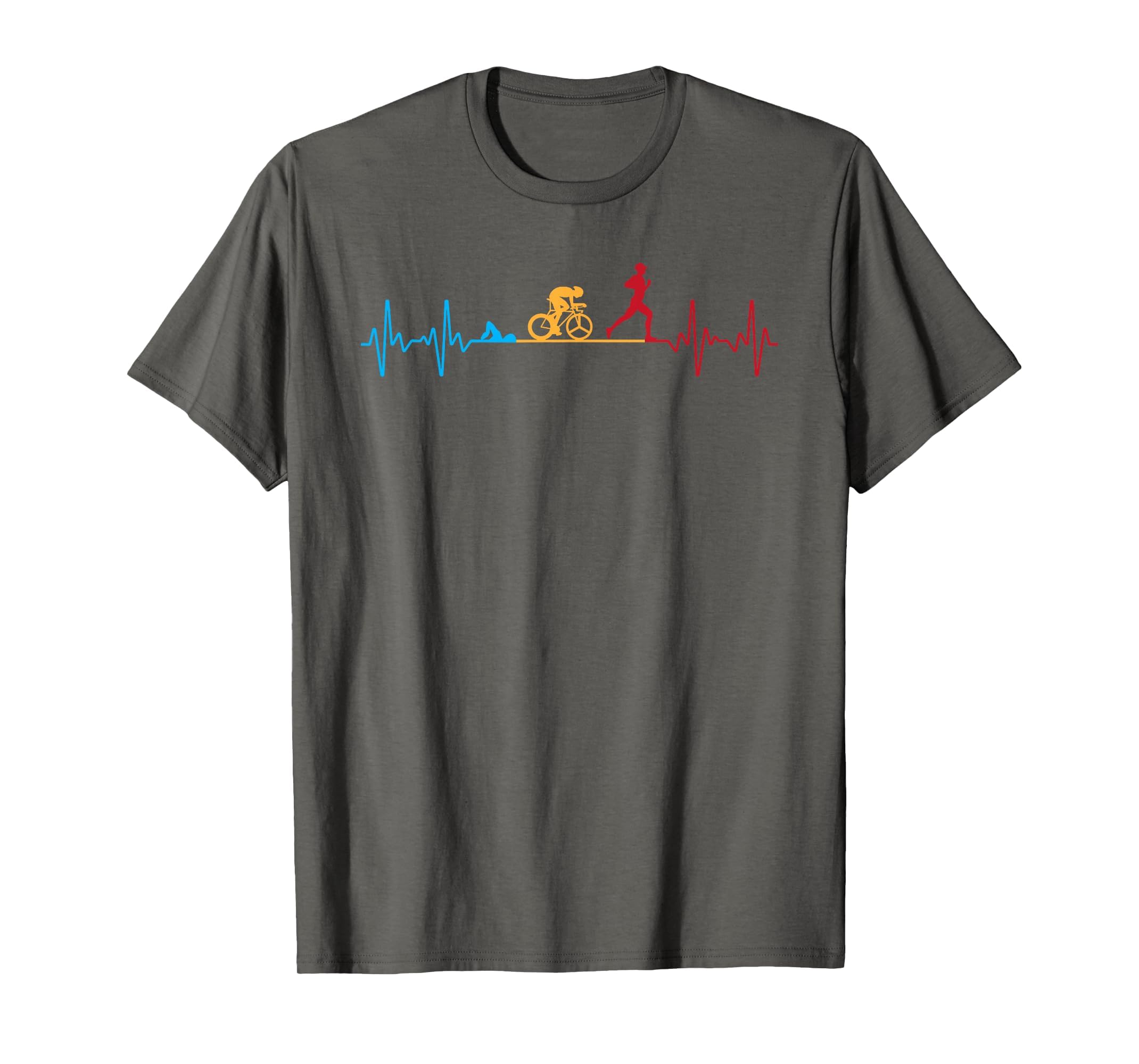Cool Triathlon Art for Men Women Triathlete Endurance Sport T-Shirt