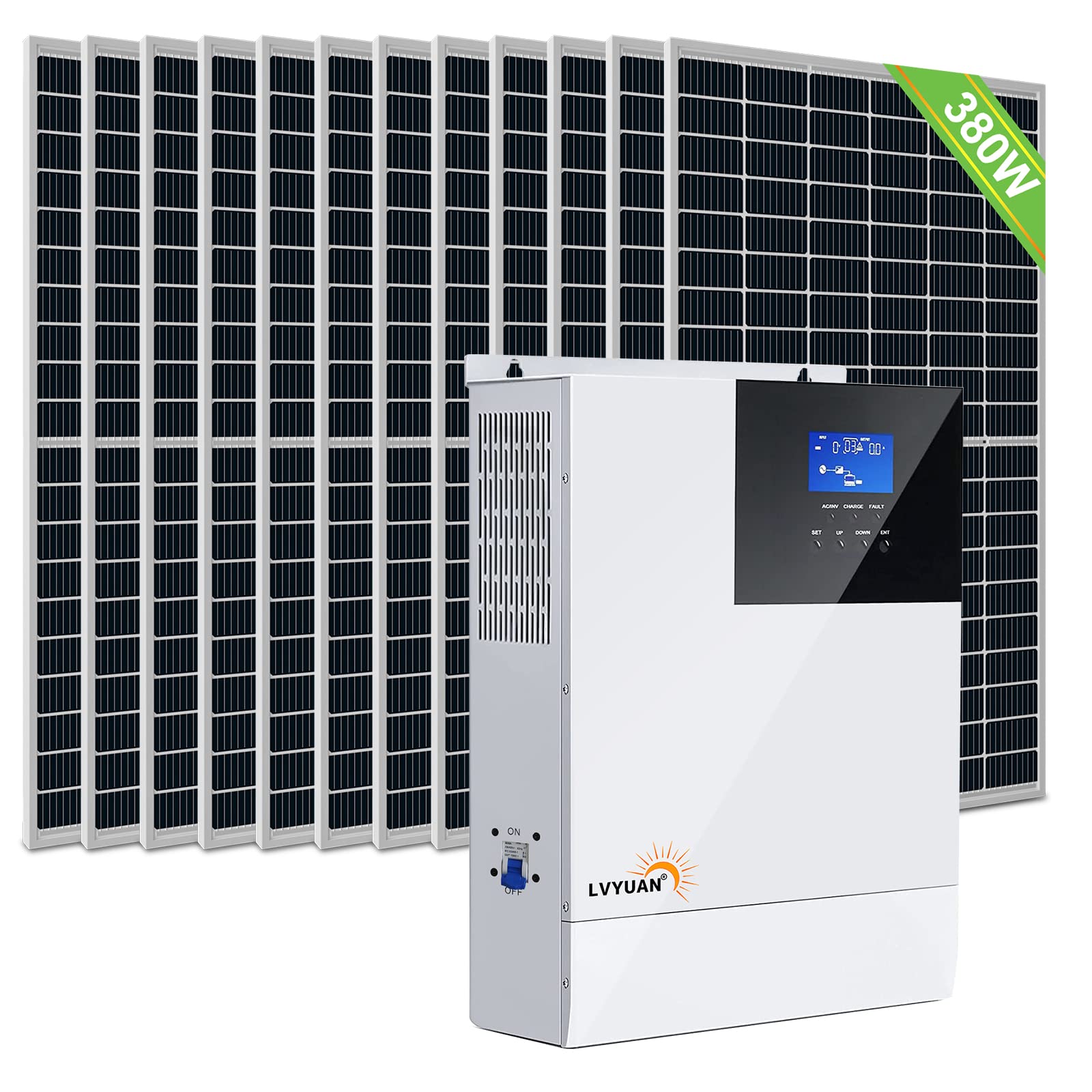 Amazon.co.jp: [MPPT ハイブリッド インバーター 5KW出力 ソーラー 
