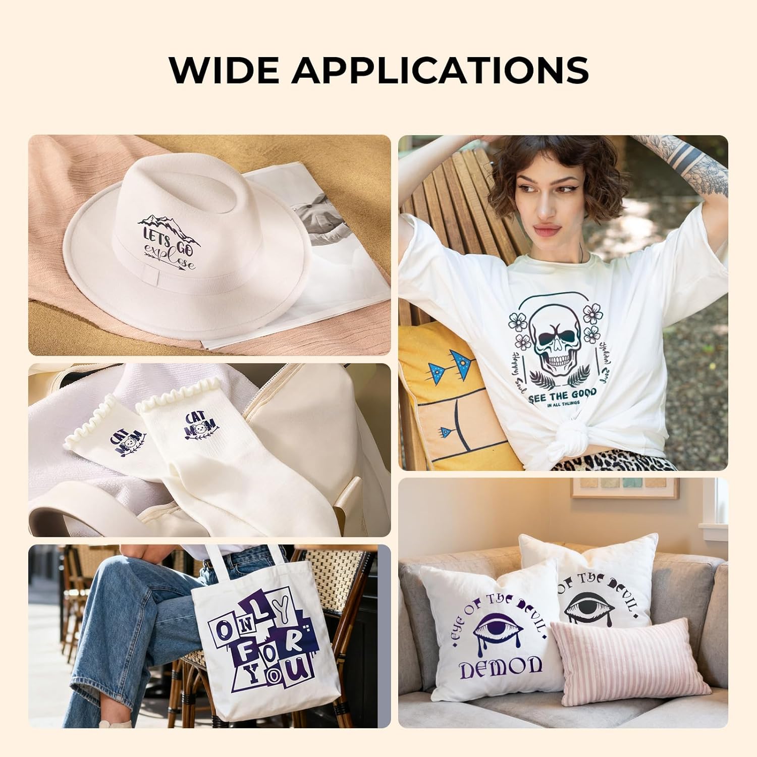 HTVRONT Chameleon HTV Vinyl Bundle - 8 Pack 12" x 3FT Color Changing Heat Transfer Vinyl for T Shirt, Iron on Vinyl Roll Compatible with Cricut Cutting Machine