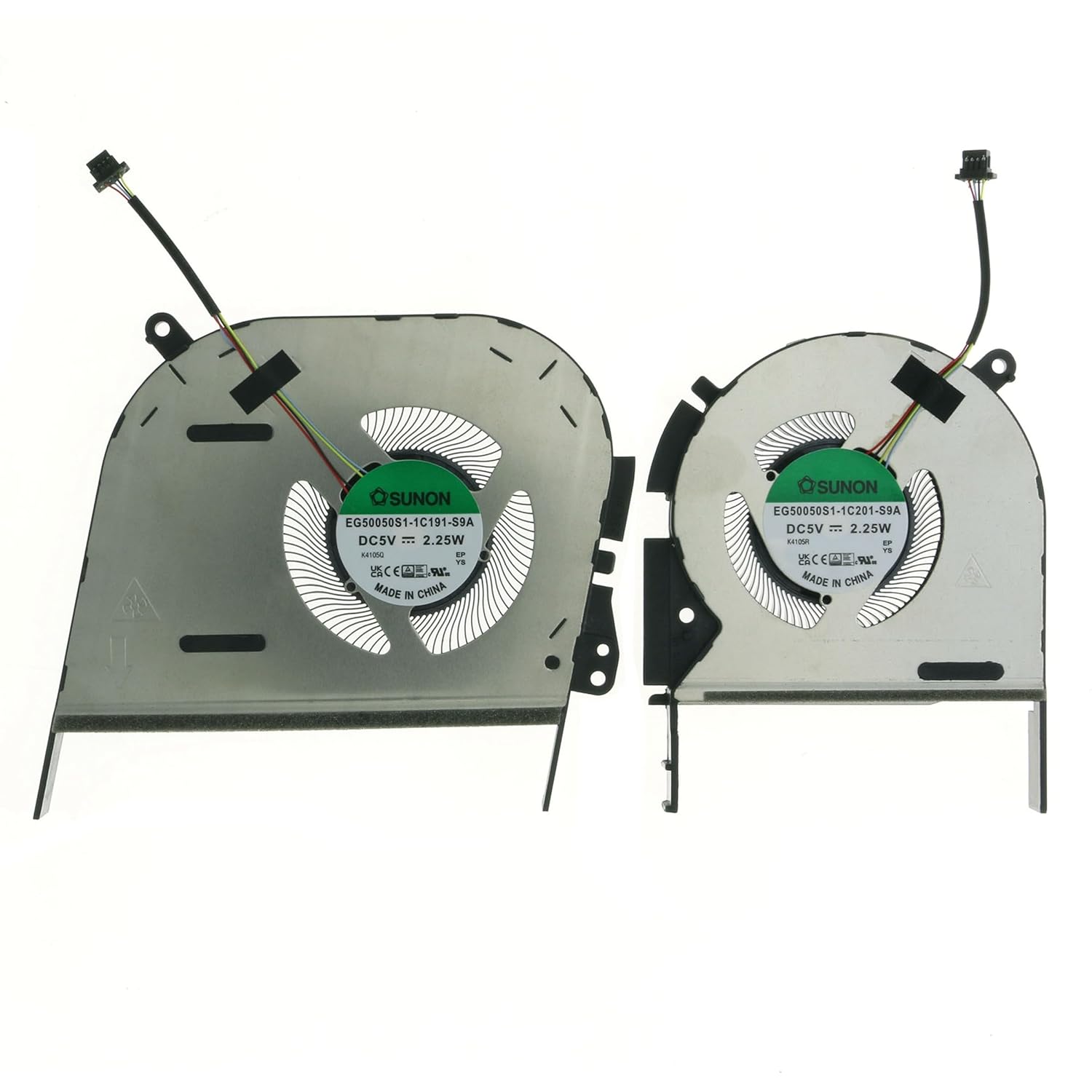 Replacement CPU+GPU Cooling Fan for ASUS Pro 16X OLED N7600 M7600 M7600Q M7600QE Radiator Vivobook Pro 15 OLED M3500Q M6500Q K3500Ph Radiator EG50050S1-1C191-S9A EG50050S1-1C201-S9A