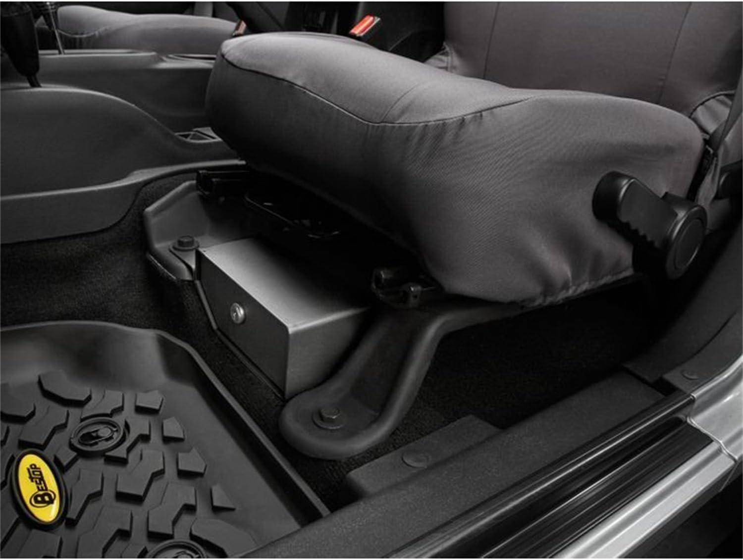 Blасk Frіdау - 60% оƒƒ Bestop 42640-01 HighRock 4x4 Under Seat Lock Box for 2007-2018 Wrangler JK, Driver Side (Does Not Fit 2011-2018 Wrangler JK 2-Door Models)