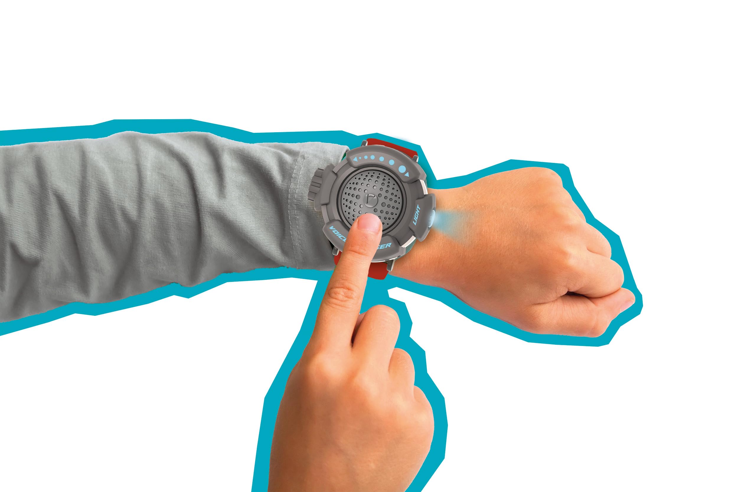 Montre Espion Pour Enfants - Fonction Voix Modifiée Et Lampe LED - Jeu De Rôle Agent Secret - Cadeau Original 8 Ans Et Plus - 4