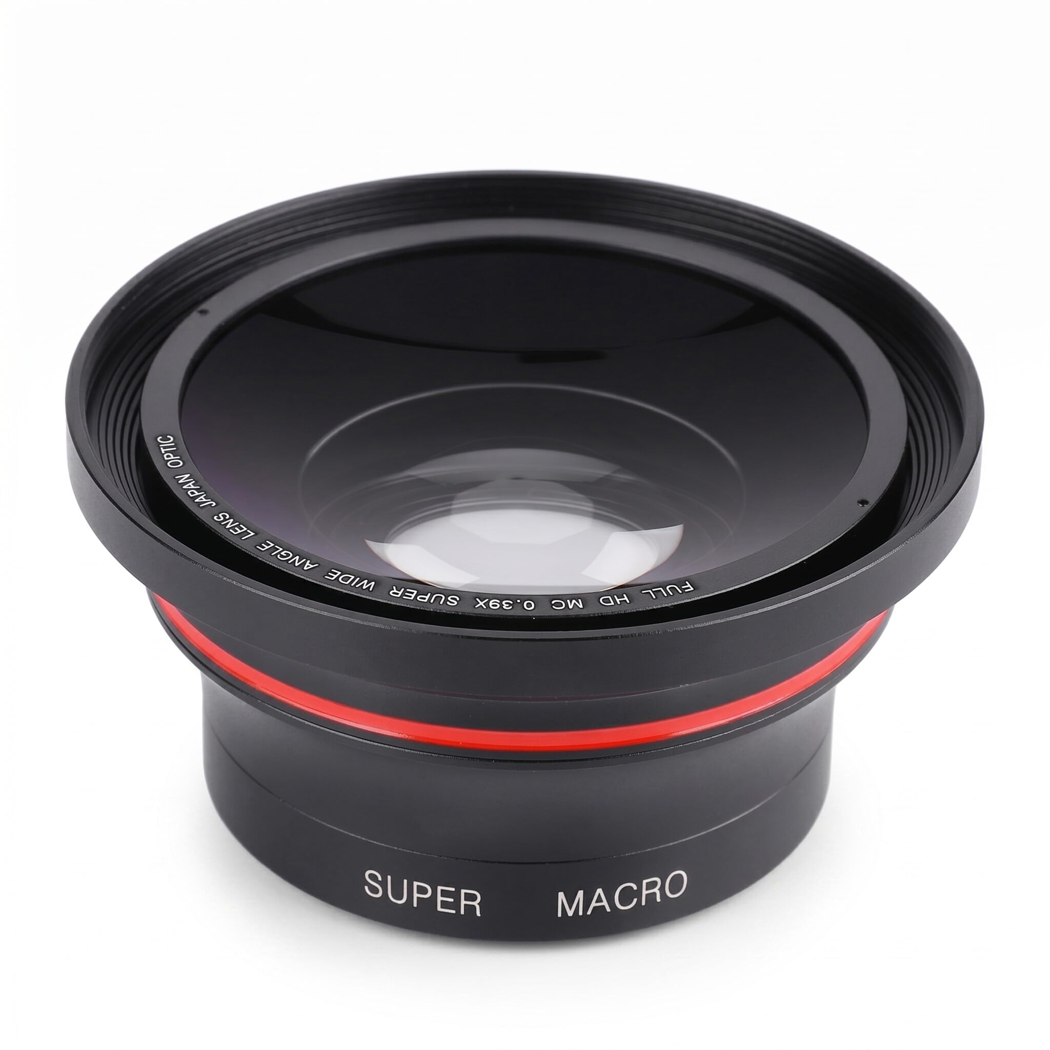 37 mm 0,39 x profesjonalny obiektyw szerokokątny HD z obiektywem makro i klipsem na telefon 37 mm do kamery DSLR