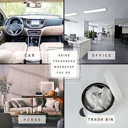 Miniatura 4 de Wonder Wafers - 250 unidades de ambientadores de uso profesional para automóviles y camiones, aroma a cuero nuevo sin envoltura