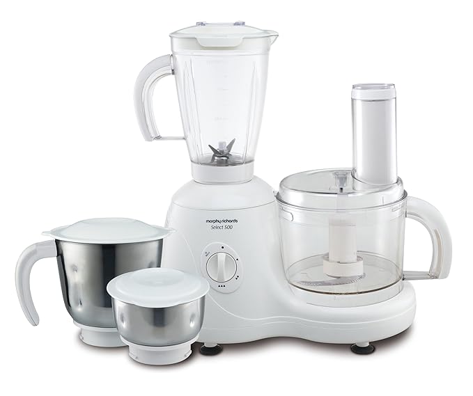 Buy Morphy Richards Select 500Watt Food Processor (White) Online at